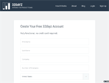 Tablet Screenshot of 32dayz.com